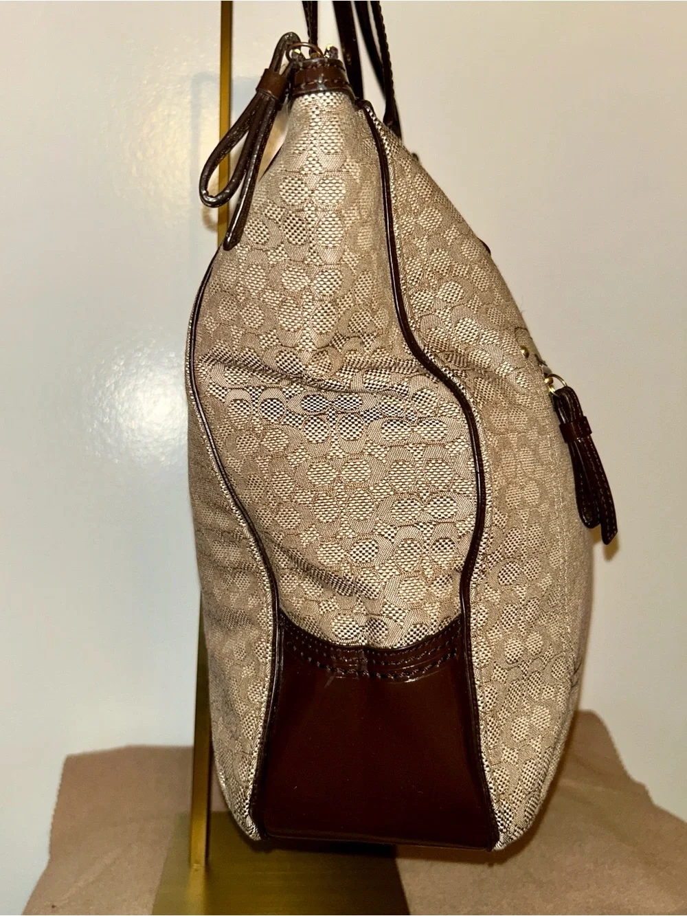 Coach Poppy Signature C Oxford Tote. Y2K Era with Original hang tags